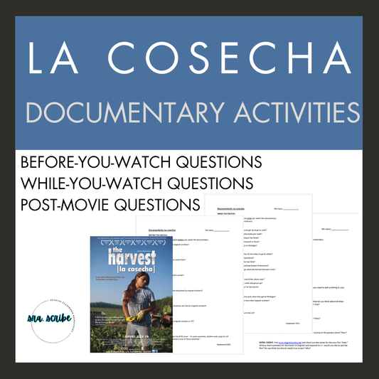 La cosecha (Documentary) - Activities