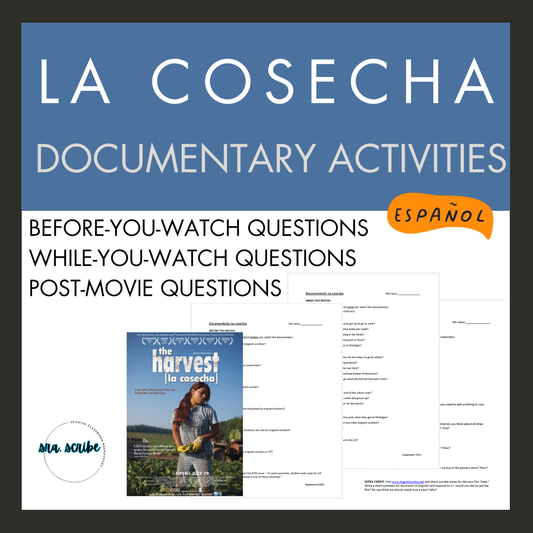 La cosecha (Documentary) - Activities (Spanish version)