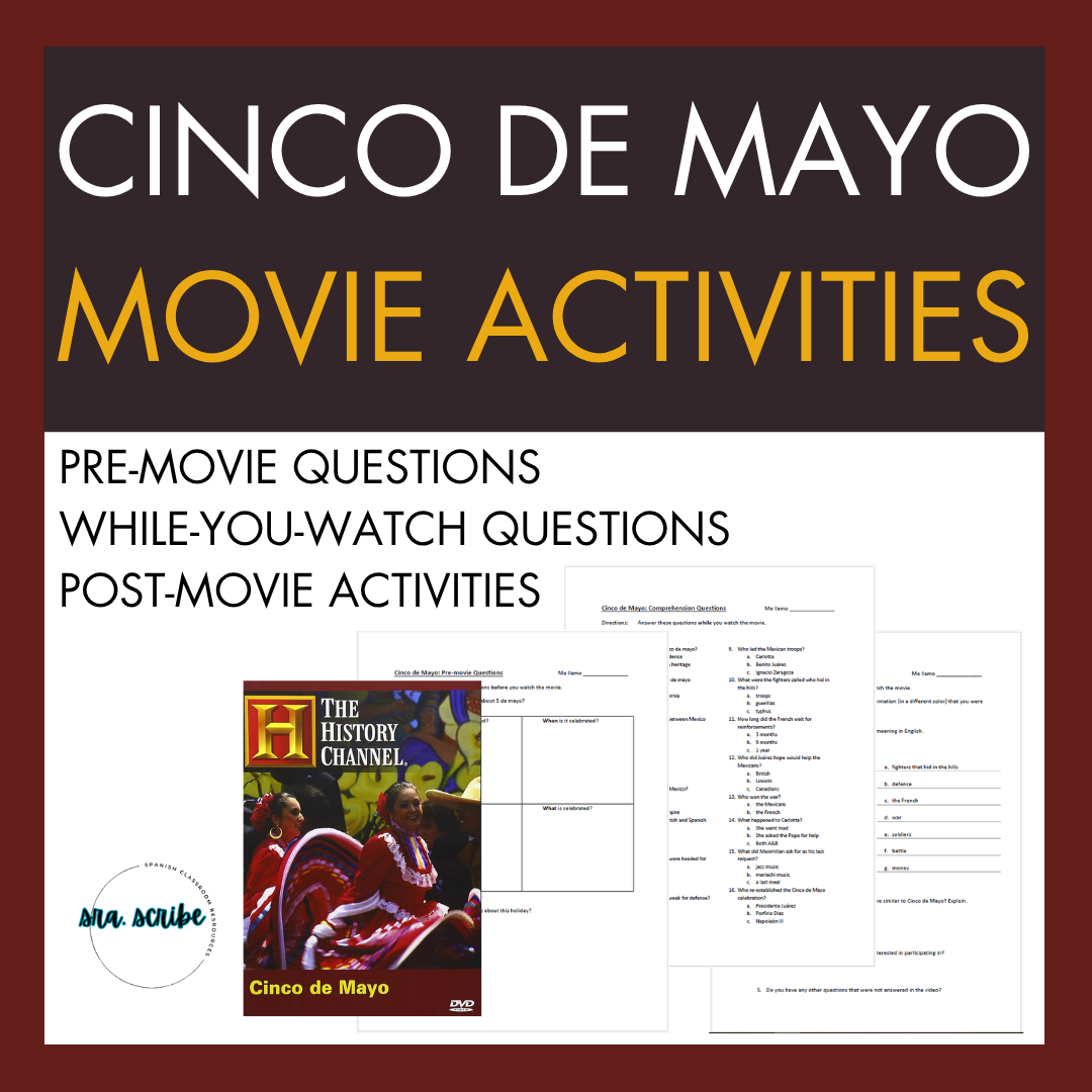 Cinco de Mayo - Video Activities