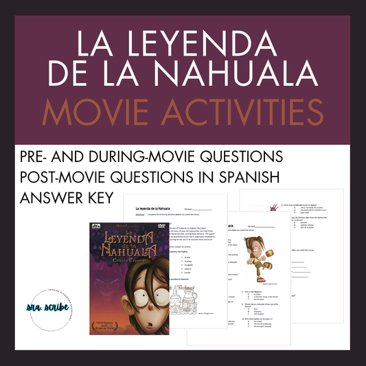 La leyenda de la Nahuala - Movie Activities