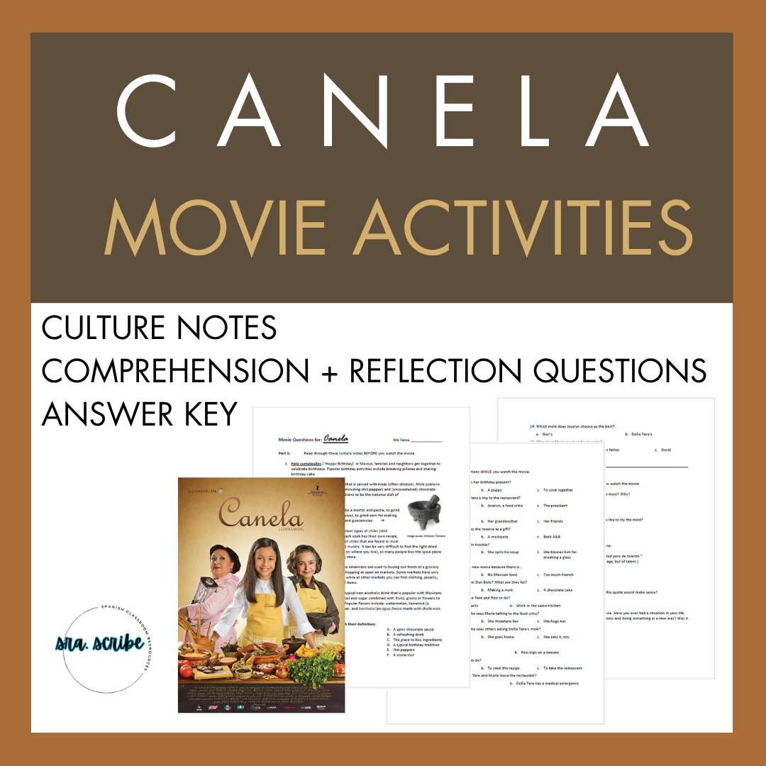 Canela - Movie Activities