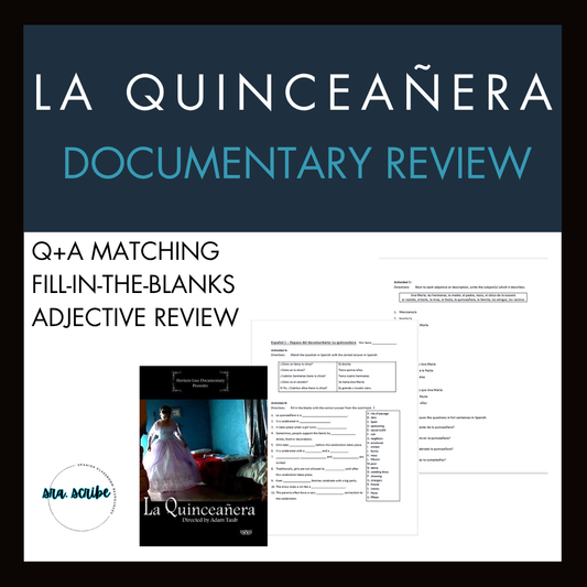 La quinceañera (Documentary) - Review Sheets